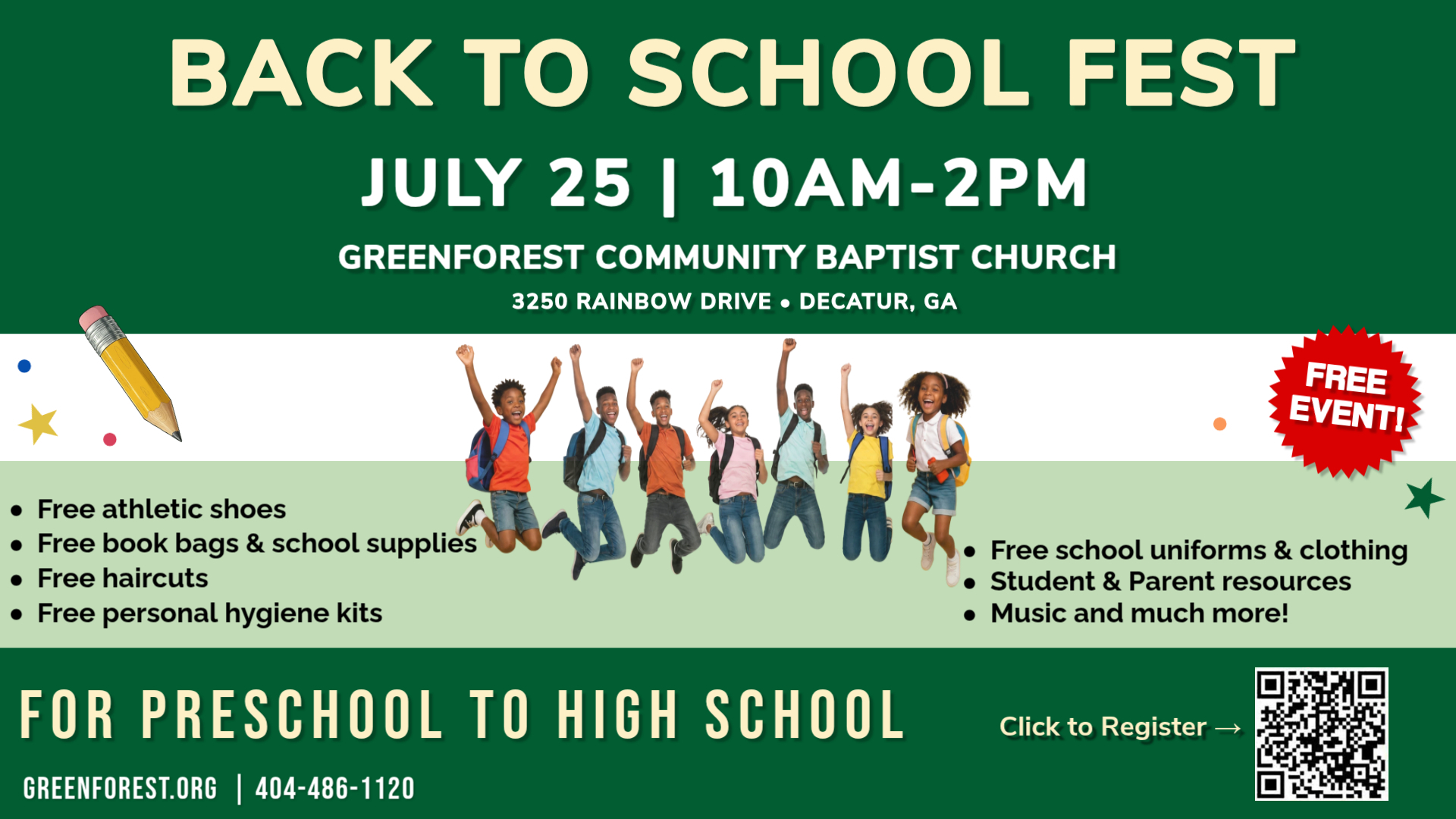 Back to School Fest July 25.2026