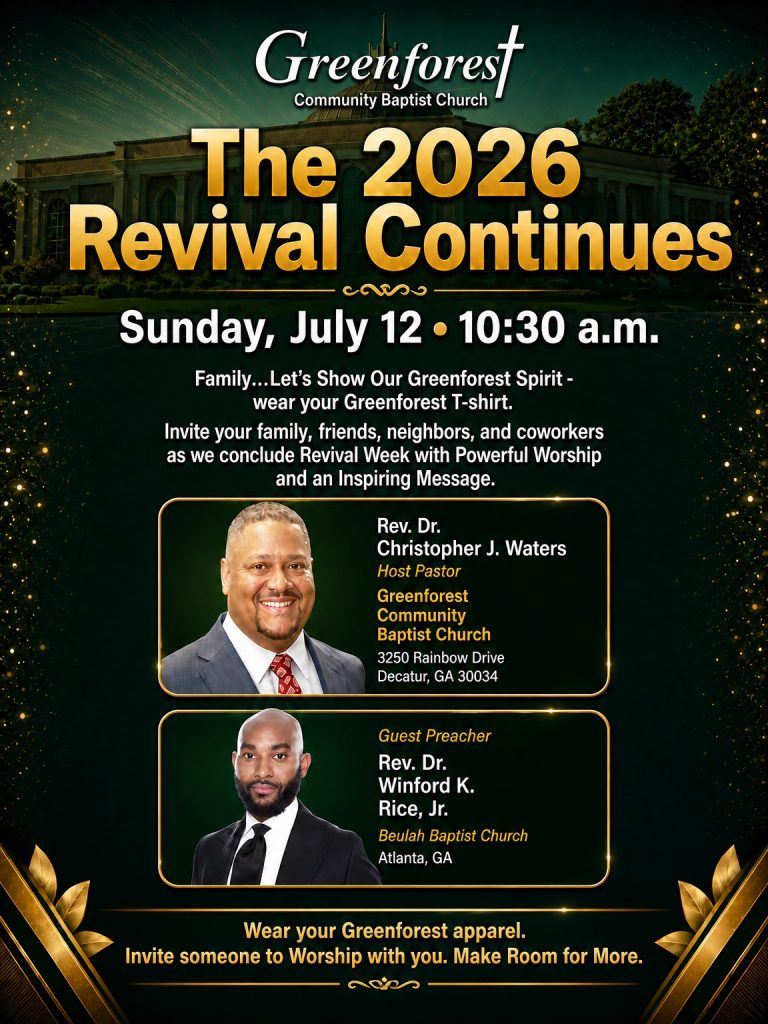 Revival Concludes Sunday, July 12, 2026